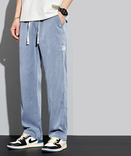 Jeans for Men Clothing Price  Elastic Waist Men Jeans Pants Summer Casual Men's Jeans